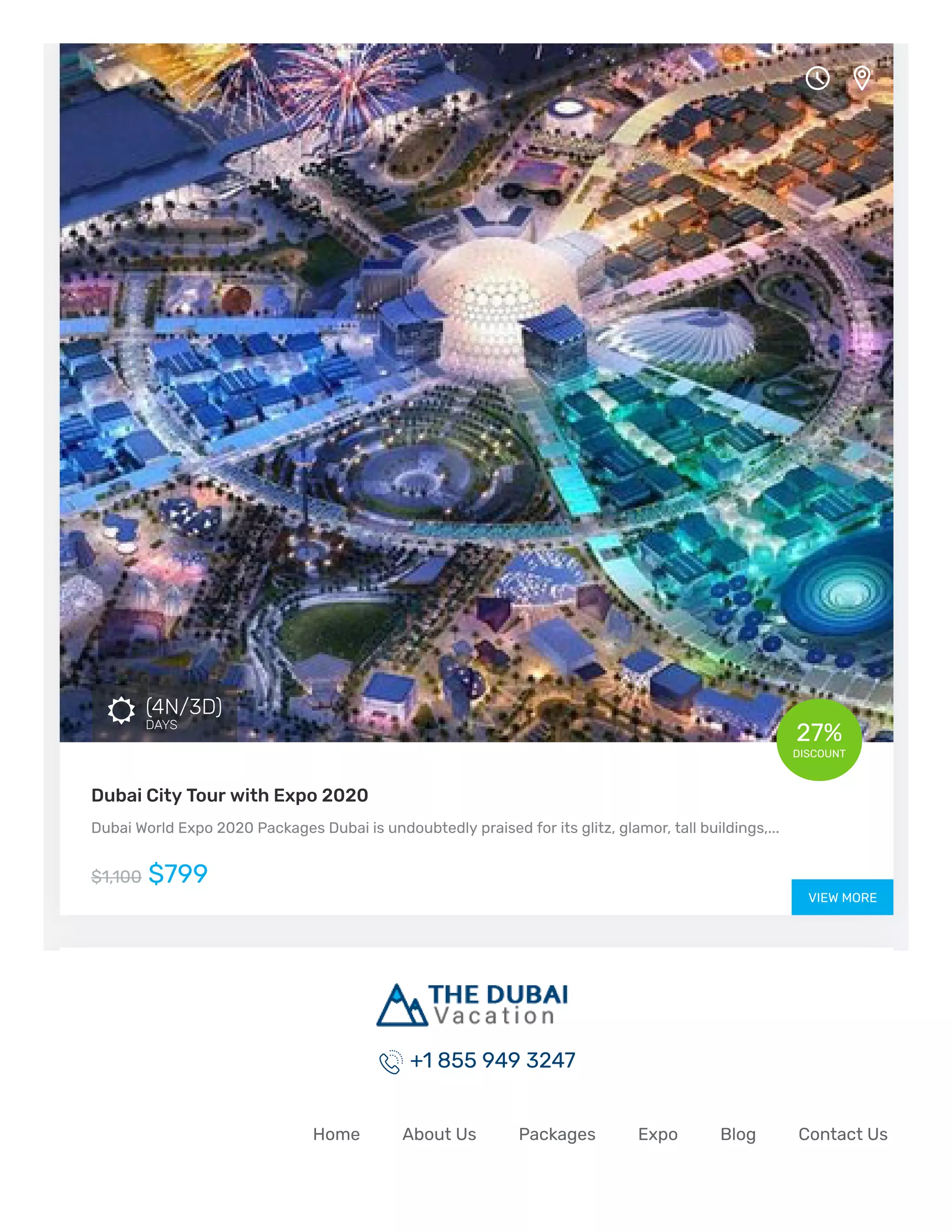Dubai Expo 2020 Packages | Thedubaivacation | PDF