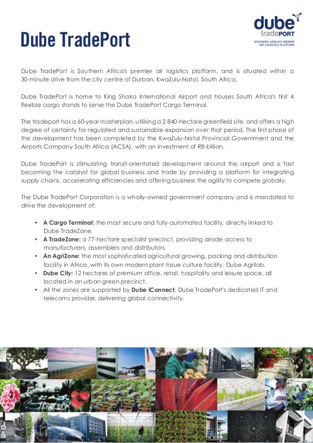 Dube trade port fact book