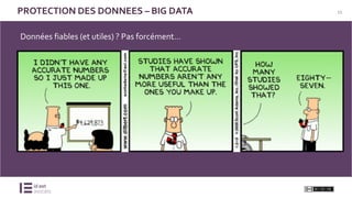 15
Données fiables (et utiles) ? Pas forcément…
PROTECTION DES DONNEES – BIG DATA
 