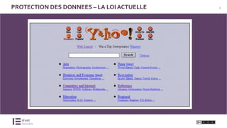 3PROTECTION DES DONNEES – LA LOI ACTUELLE
 