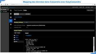 Mapping des données dans Cassandra avec EasyCassandra
 