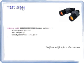Verificar notificações a observadores 
