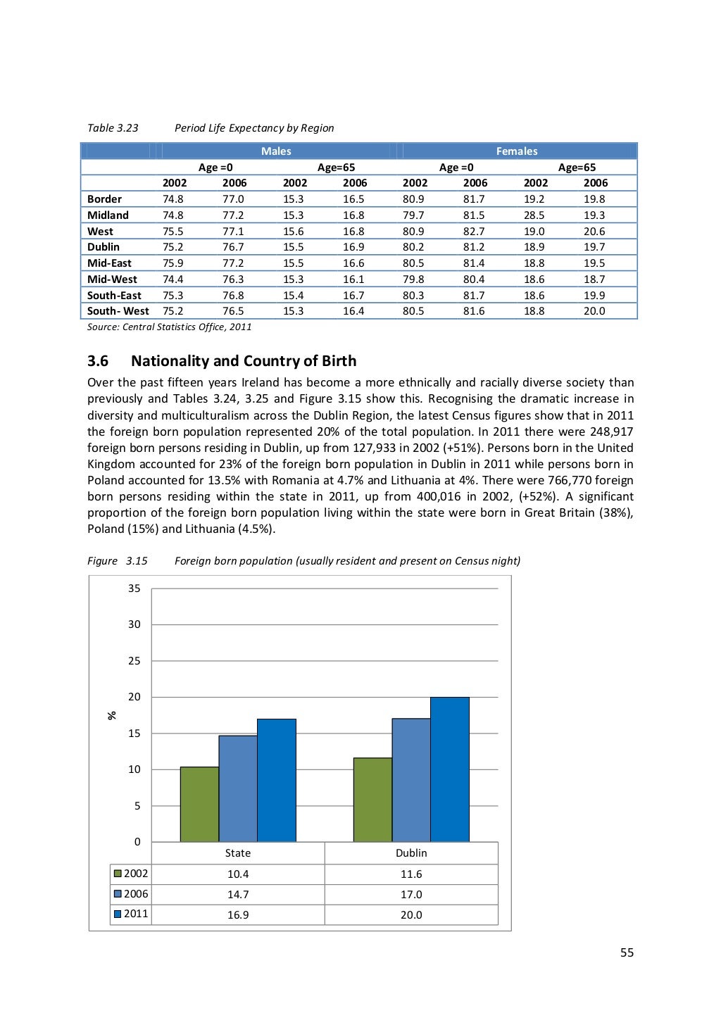 Dublin Demographics 2013