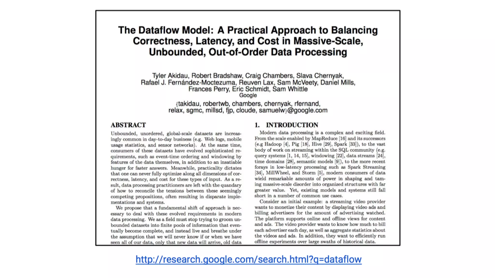 •By definition there's lots of data in a big data system ... so how do you find the data you
want?
•Google's own internal solution - GOODS ("Google Dataset Search")
•Uses crawler to discover new datasets
•ML classification routines to infer domain
•Data provenance and lineage
•Indexes and catalogs 26bn datasets
•Other users, vendors also have solutions
•Oracle Big Data Discovery
•Datameer
•Platfora
•Cloudera Navigator
Google GOODS - Catalog + Search At Google-Scale
53
 