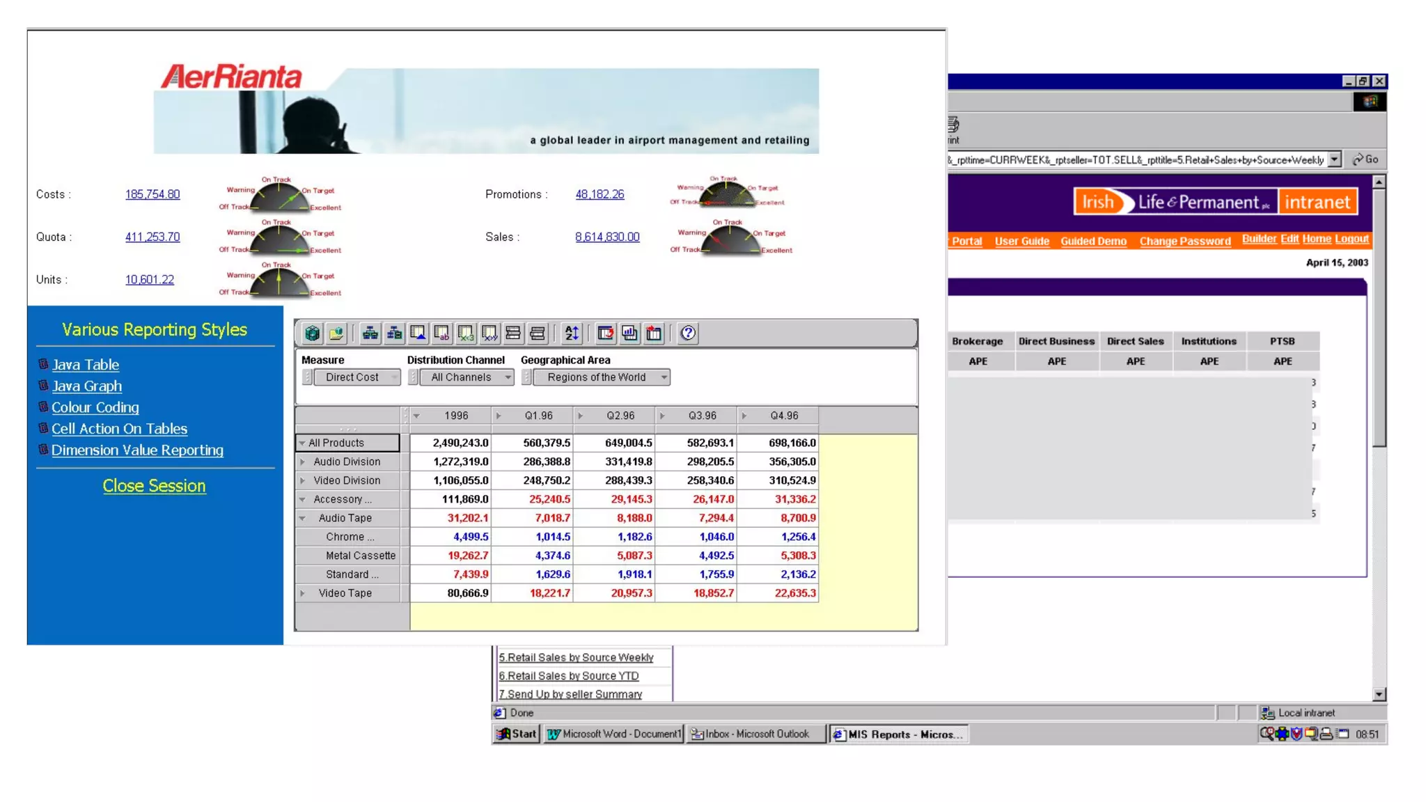 •For example Oracle OBIEE, SAP Business Objects, IBM Cognos
•Full-featured, IT-orientated enterprise BI platforms
•Metadata layers, integrated security, web delivery
•Pre-build ERP metadata layers, dashboards + reports
•Federated queries across multiple sources
•Single version of the truth across the enterprise
•Mobile, web dashboards, alerts, published reports
•Integration with SOA and web services
Then Came Enterprise BI Tools
10 10
 