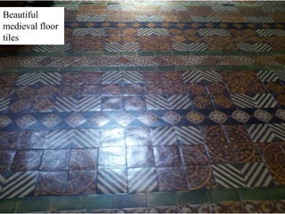 Beautiful medieval floor tiles