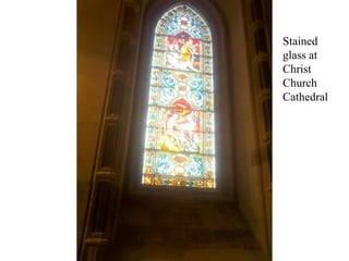 Stained glass at Christ Church Cathedral