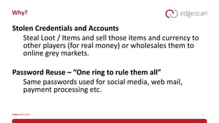 Online Gaming Cyber security and Threat Model PPTX