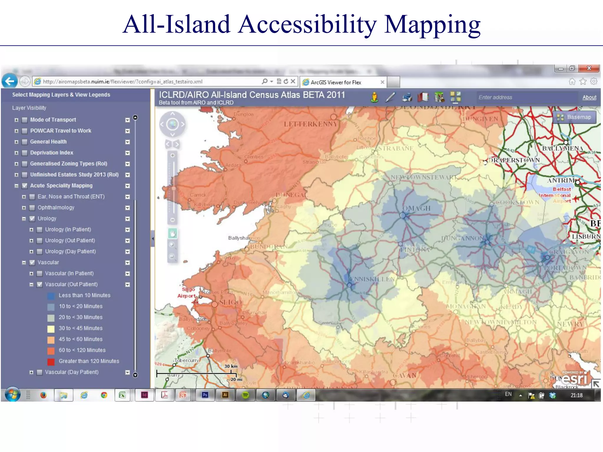 All-Island Accessibility Mapping
 