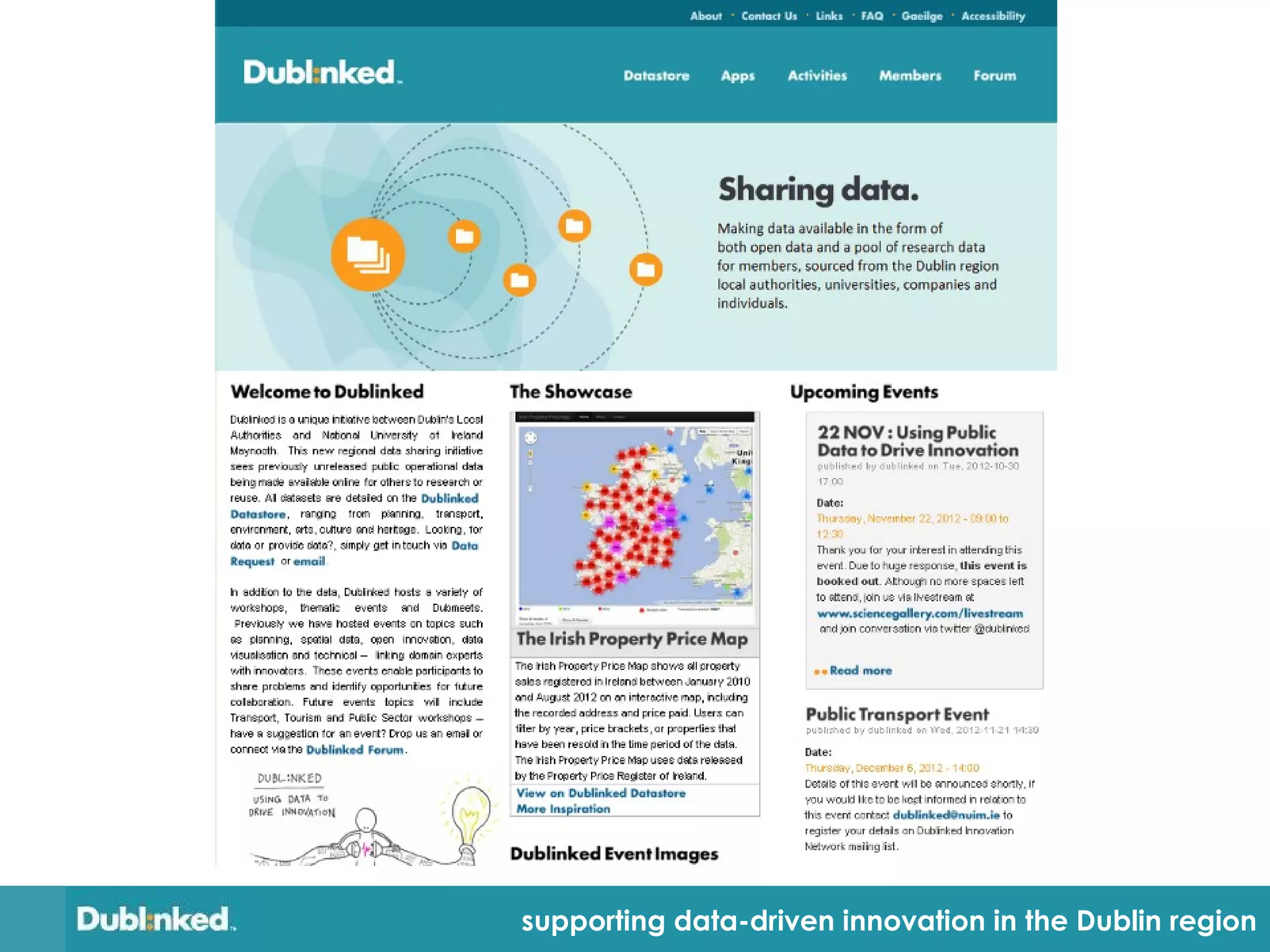supporting data-driven innovation in the Dublin region
 