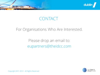 supporting data-driven innovation in the Dublin region
 