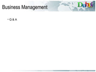 Business Management Q & A 