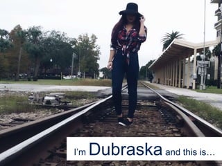 I’m Dubraskaand this is…
Source: Dubraska Lima
 