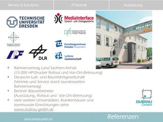 Service & Solutions                IT-Technik                Ausbildung




• Rahmenvertrag Land Sachsen-Anhalt
    (15.00...