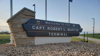 Captain Robert L Martin Terminal Dedication at the Dubuque Regional Airport