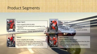 Ducati - business strategy | PPTX