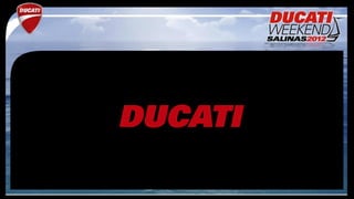Ducati weekend 2012  programacion