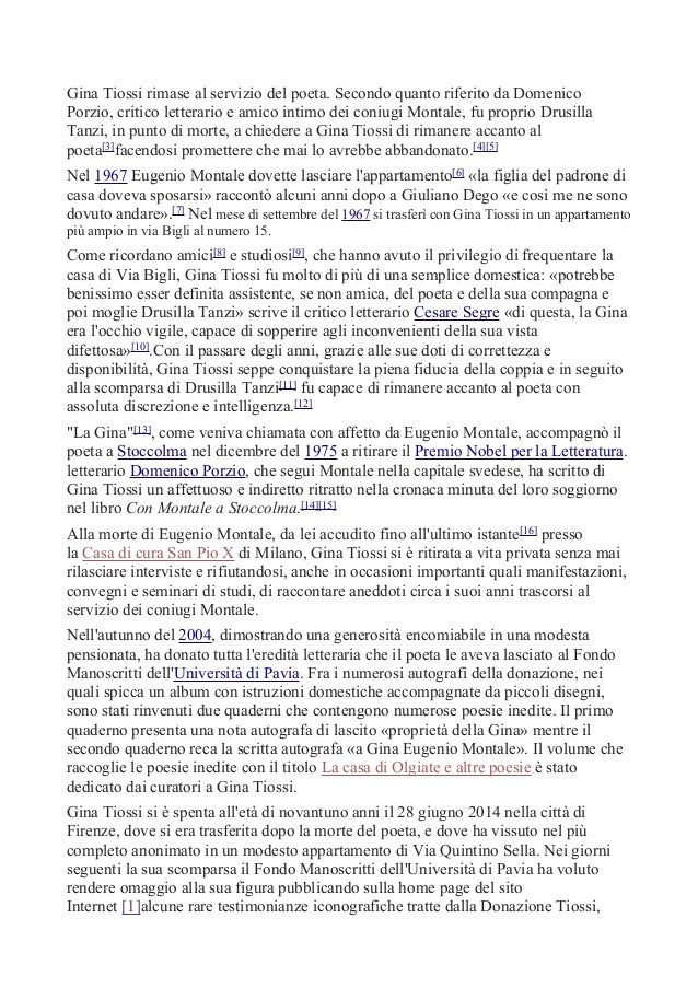 Il Codice Dei Colori Nella Poesia Di Montale