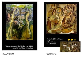 FAUVISMO  CUBISMO 
