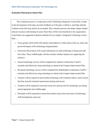 Integrated Technology Action Plan | DOC