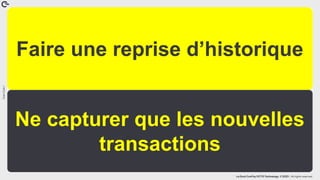 Coin
Coin
!
La Duck Conf by OCTO Technology © 2023 - All rights reserved
Faire une reprise d’historique
Ne capturer que les nouvelles
transactions
 