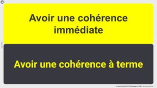 Coin
Coin
!
La Duck Conf by OCTO Technology © 2023 - All rights reserved
Avoir une cohérence
immédiate
Avoir une cohérence à terme
 