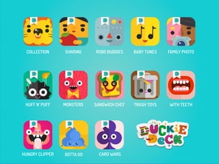 COLLECTION SHARING ROBO BUDDIES BABY TUNES FAMILY PHOTO
HUFF N’ PUFF MONSTERS SANDWICH CHEF
GOTTA GO
TRASH TOYS
HUNGRY CLIPPER
WITH TEETH
CARD WARS