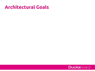 Architectural Goals
 