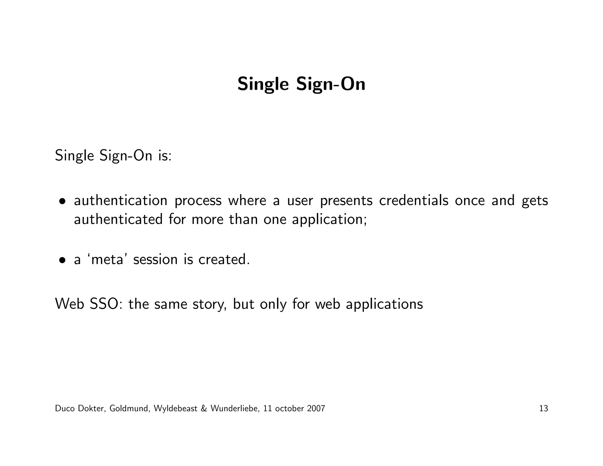 Duco Dokter - Plone for the enterprise market: technical musing on caching, Clustering and Single Sign-On