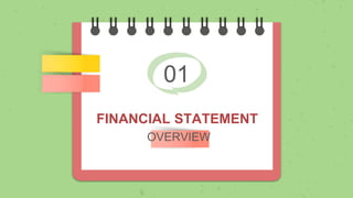 01
FINANCIAL STATEMENT
OVERVIEW
 