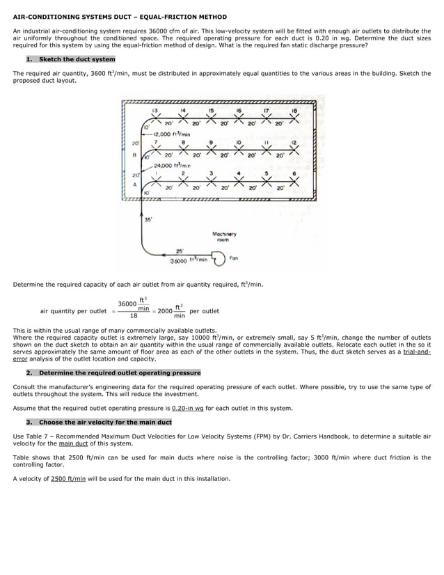 AIRCONDITIONING DUCT SIZING PDF