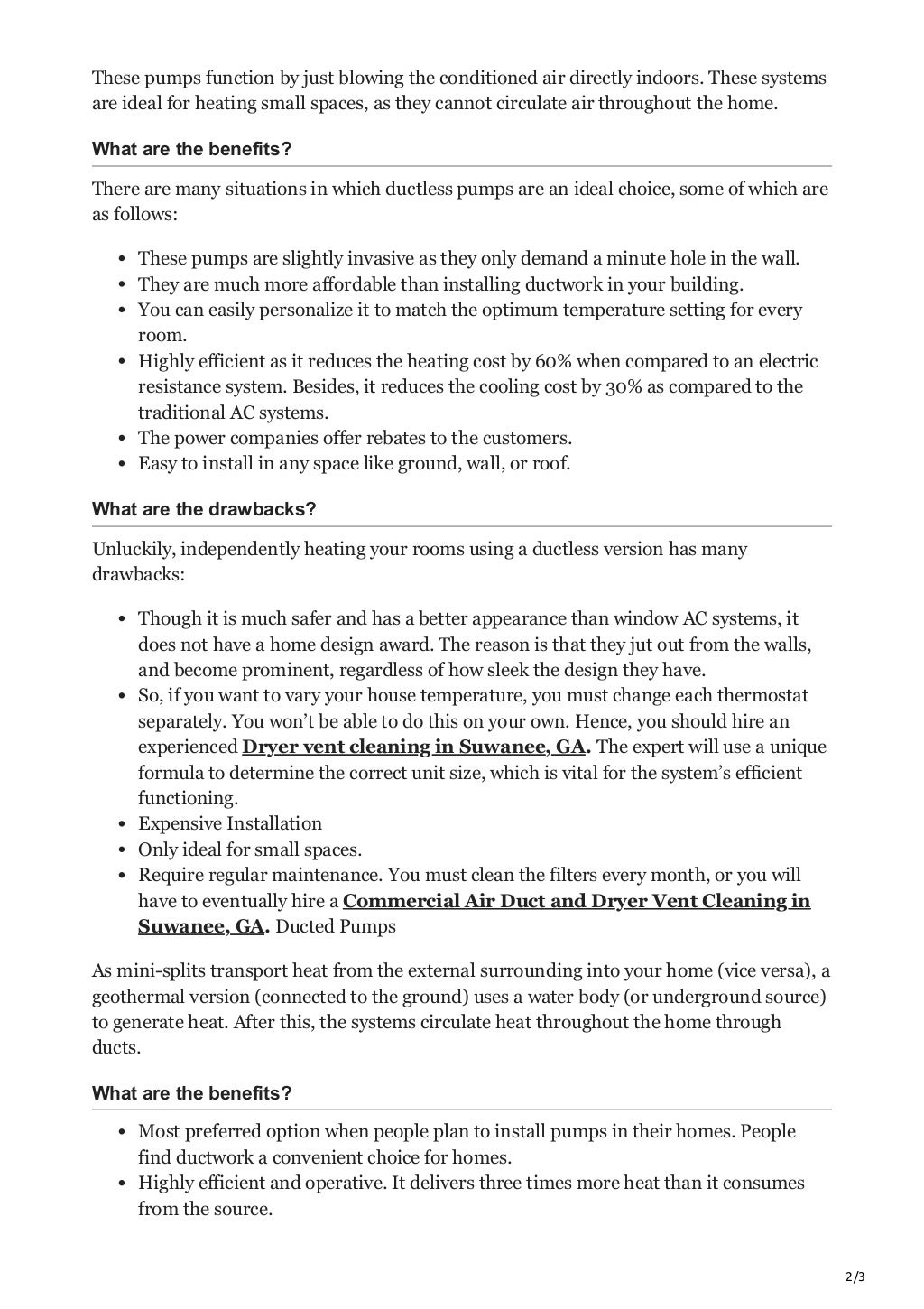Ducted vs. ductless heat pump what’s the difference