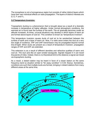 Ducting cause and impact on radio performance | PDF