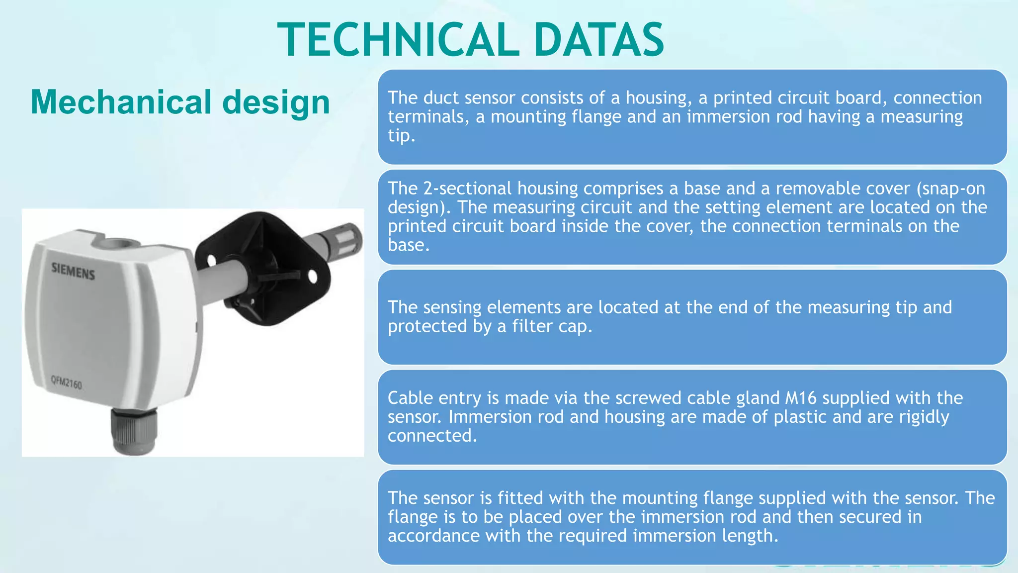 Siemens Duct sensor | PPTX