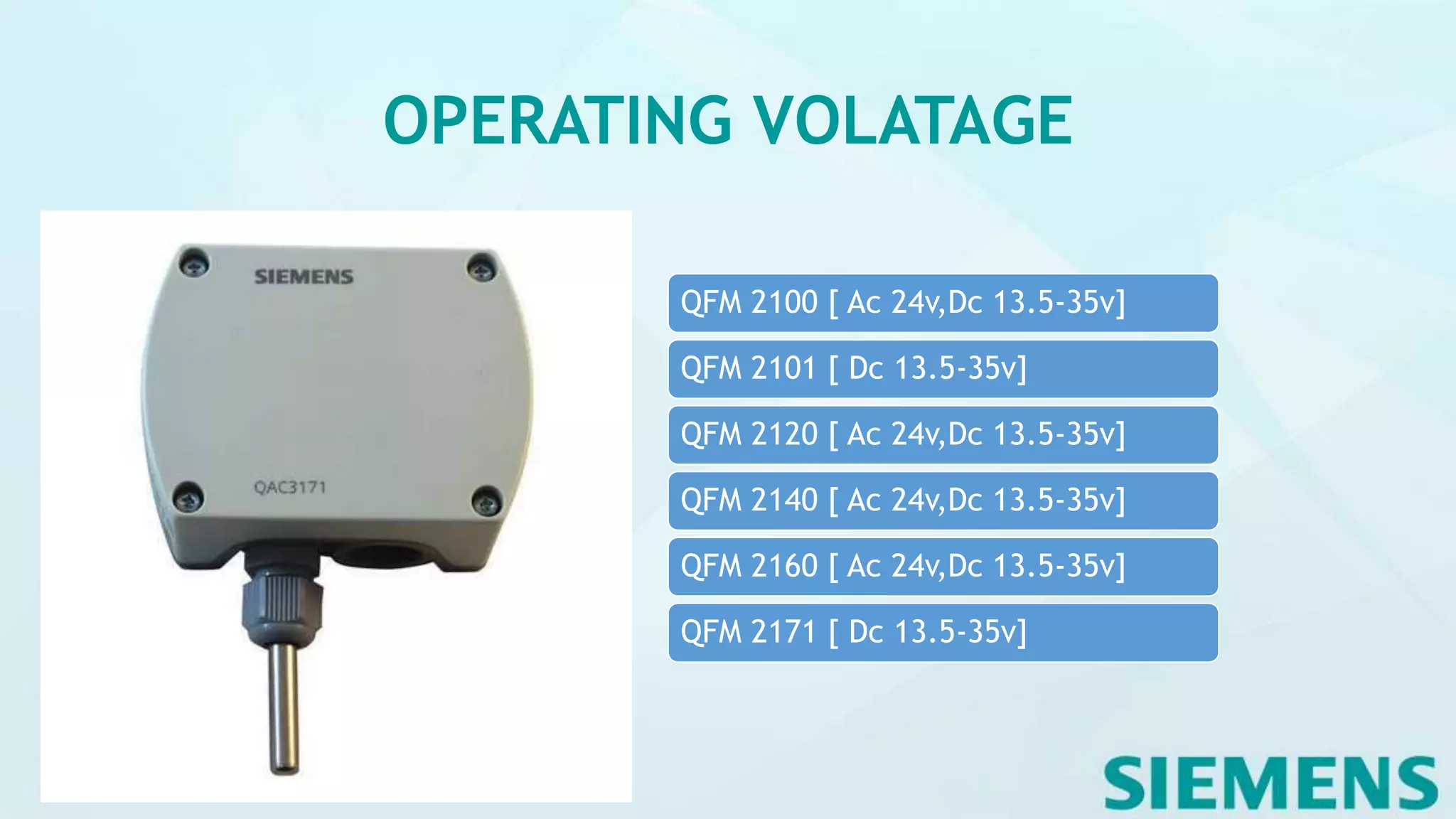 Siemens Duct sensor | PPTX