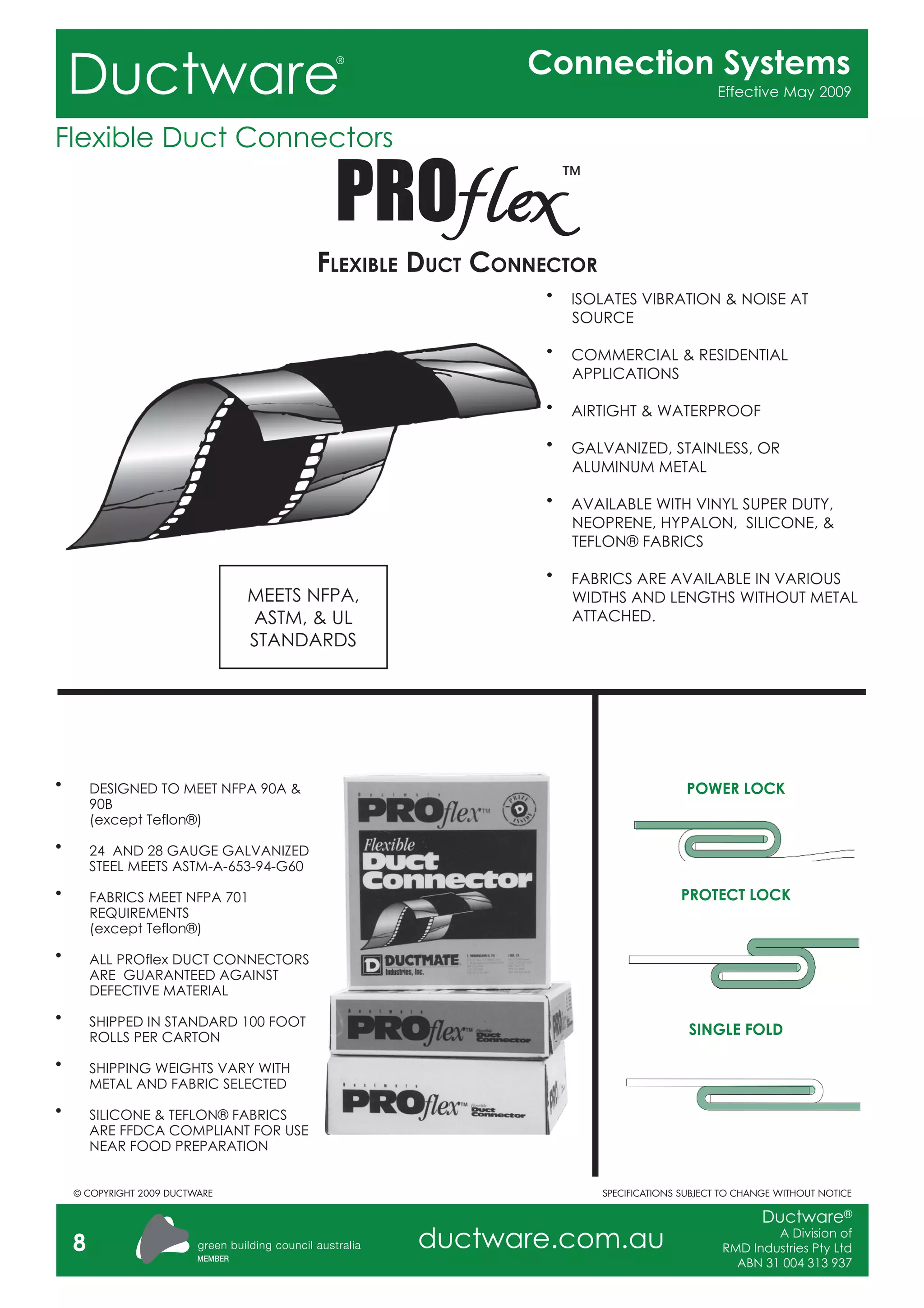 Ductware catalog connection_systems PDF