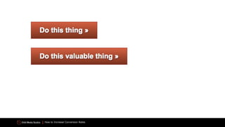 How to Increase Conversion Rates
 