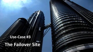 Use-­‐Case	
  #3	
  
The	
  Failover	
  Site	
  
 