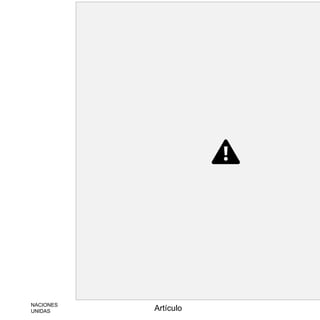 NACIONES
UNIDAS Artículo
 