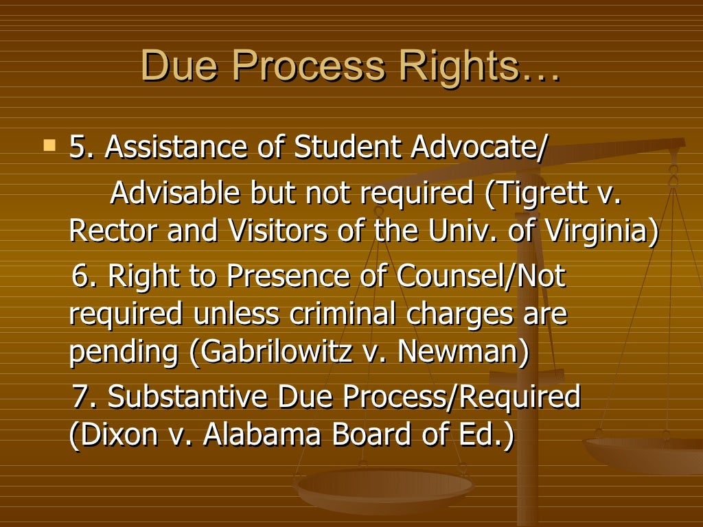 Due Process