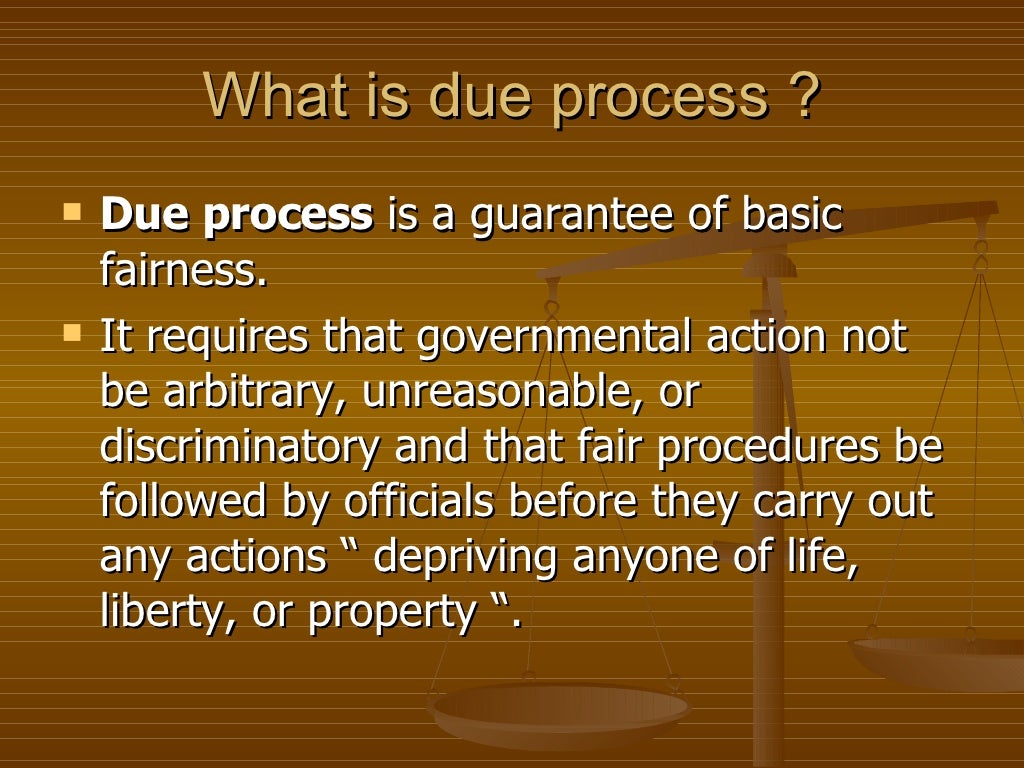 due-process
