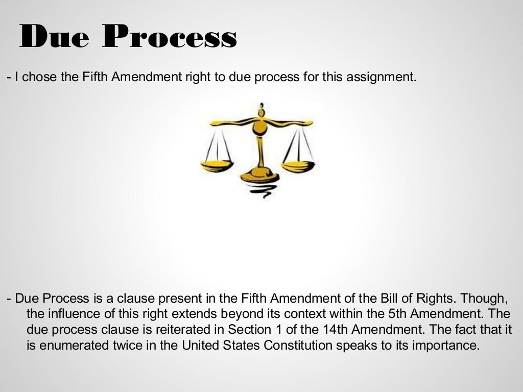Due Process of Law