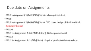 Due date on assignment | PPT
