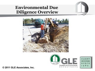 Environmental Due  Diligence Overview ©  2011 GLE Associates, Inc.  