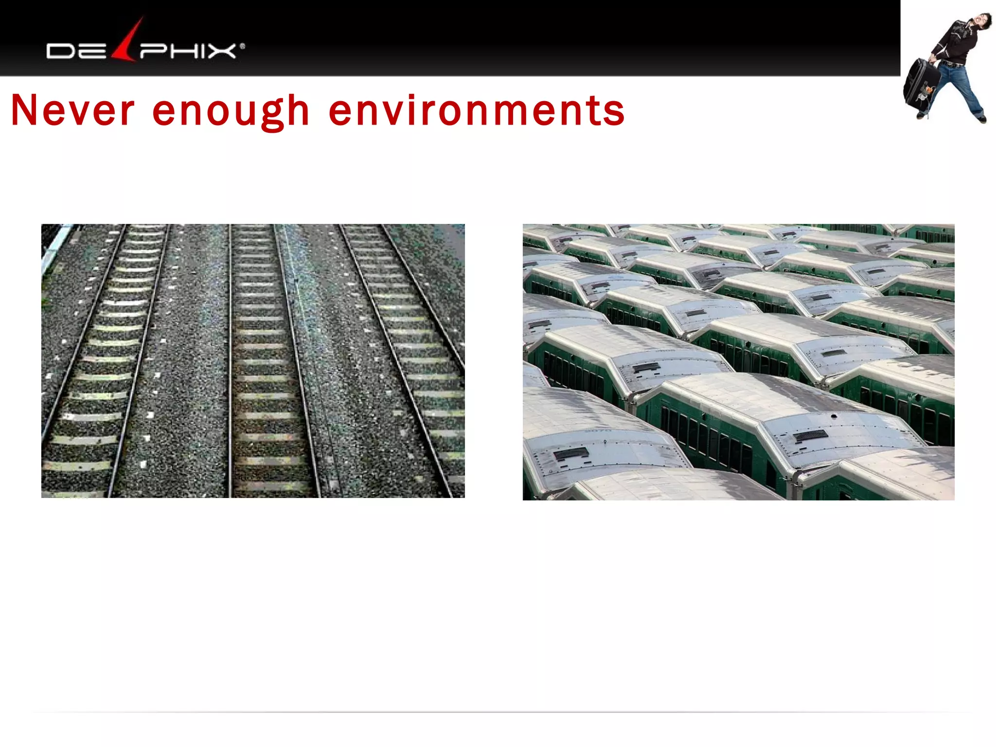 Never enough environments

 