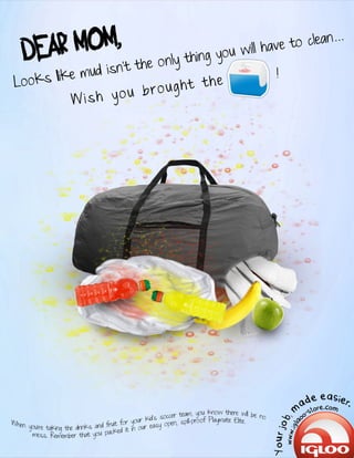 Duffle Bag Advertisement