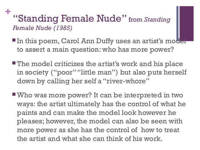 Carol Ann Duffy Standing Female Nude 93