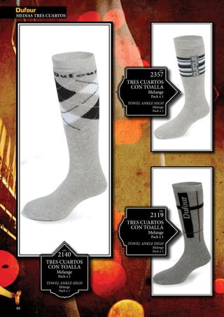 MEDIAS INART.
2357
TRES CUARTOS
CON TOALLA
Melange
Pack x 1
TOWEL ANKLE HIGH
Melange
Pack x 1
ART.
2119
TRES CUARTOS
CON TOALLA
Melange
Pack x 1
TOWEL ANKLE HIGH
Melange
Pack x 1ART.
2140
TRES CUARTOS
CON TOALLA
Melange
Pack x 1
TOWEL ANKLE HIGH
Melange
Pack x 1
46
MEDIAS TRES CUARTOS
 