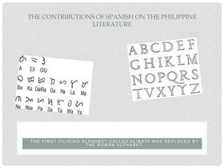 Pre Colonial Letters Spanish Colonial and Pre-Colonial Text | PPTX