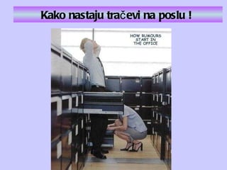 Kako nastaju tra čevi na poslu  !  